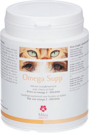 Produktbild von MILOA Omega Supp Nahrungsergänzung in Kapseln für Haut und Fell für alle Altersstufen