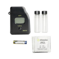 Produktbild von Milwaukee MW13 Handphotometer Wassertester für die Aquarium Wasseranalyse in Schwarz aus Kunststoff