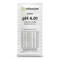 Produktbild von Milwaukee pH 4,01 Kalibrierflüssigkeit Pufferlösung 25 x 20ml Beutel