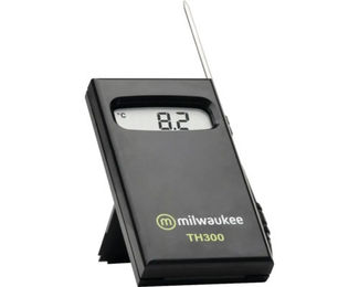 Milwaukee TH300 Thermometer für Aquarien und Fischbecken mit 1 Meter Kabel aus Kunststoff in Schwarz - 1 Stk. – Bild 1 von 3