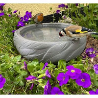 Produktbild von Mimaro Vogeltränke und Vogelbad aus Kunststoff in Dunkelgrau