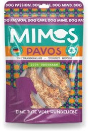 Mimos Kausnack Truthahnhälse Sensitive 120 g – Bild 1 von 2