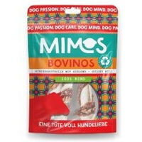 Produktbild von Mimos Rinderhautrolle mit Schlund für Welpen 70g