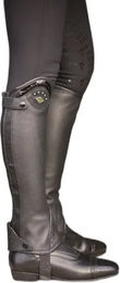 Minichaps aus Leder für Damen von Pénélope in Schwarz – Bild 1 von 1