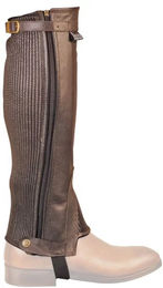 Produktbild von Minichaps aus weichem Leder von Umbria Equitazione Schwarz XS Unisex