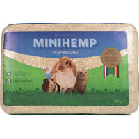 Produktbild von Minihemp Hanfstreu für Vögel und Reptilien 2 x 10 kg - 2 x 10 kg