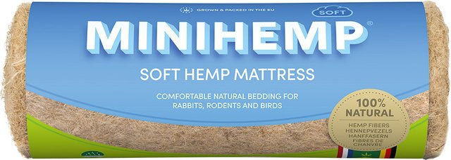Produktbild von MiniHemp Soft Hanfmatratze 2er Pack aus Naturmaterial 20 x 40 cm