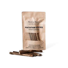Minty&Marla 5 Matatabi Sticks zur Zahnpflege für Katzen aus Naturholz – Bild 1 von 2
