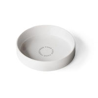Produktbild von Minty&Marla Extra flacher Katzennapf aus Keramik Food Weiß 480ml - 480 ml