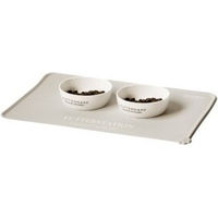 Produktbild von Minty&Marla Futternapf Set für Katzen aus Keramik beige und grau