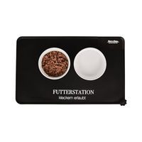 Produktbild von Minty & Marla Napfunterlage für Katzen aus Silikon Schwarz