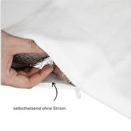 Minty & Marla Selbstheizende Katzendecke ohne Strom in Weiß 60x45cm - 1 Stk. – Bild 1 von 4
