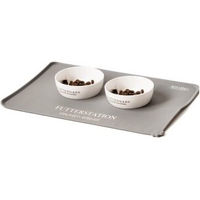 Produktbild von Minty&Marla Slowfeeder Futterstation für Katzen aus Keramik 3er Set Grau BPA-frei