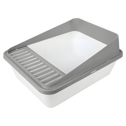 Minus One Katzen-Schalentoilette Grau Größe S aus Kunststoff – Bild 1 von 2