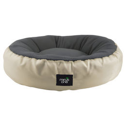 Produktbild von Minus One Katzenbett Snuggle aus Fleece grau Größe S