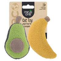 Produktbild von Minus One Katzenspielzeug Catnip Fruit Avocado & Banana aus Polyester
