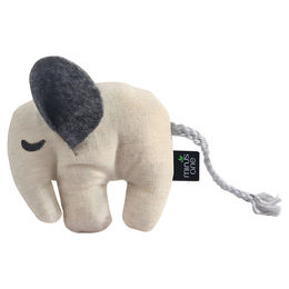 Produktbild von Minus One Katzenspielzeug Docile Buddy Elefant aus Baumwolle mit Katzenminze in Beige
