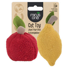 Produktbild von Minus One Katzenspielzeug Fruit Lemon & Apple mit Catnip aus Polyester