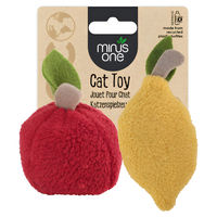 Produktbild von Minus One Katzenspielzeug Fruit Lemon & Apple mit Catnip aus Polyester