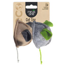 Produktbild von Minus One Katzenspielzeug Maus 2er Set aus Polyester in Bunt