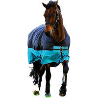 Produktbild von Mio Turnout Lite Pferdedecke für die Übergangszeit Schwarz 100 cm