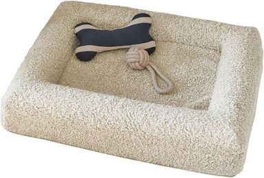 Mirabeau Hundebett Khalima in Beige aus Bouclé – Bild 1 von 5
