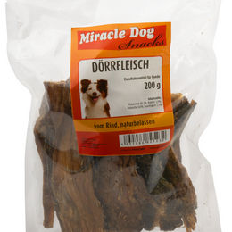Miracle Dog Dörrfleisch für Hunde ohne Konservierungsstoffe sowie Farb- und Aromastoffe 7 x 200g - 7 x 200 g – Bild 1 von 4