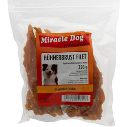 Miracle Dog Hühnerbrust Filet Trockenfleisch Monoprotein 10 x 250g - 10 x 250 g – Bild 1 von 3