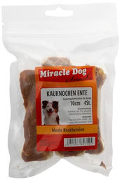 Miracle Dog Kauknochen Ente Monoprotein für große Hunde 16 x 10cm 4 Stück - 16 x 10 cm – Bild 1 von 3