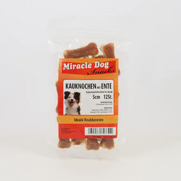 Produktbild von Miracle Dog Kauknochen Ente Monoprotein für Hunde 12 Stück - 8 x 150 g