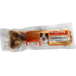 Miracle Dog Kauknochen Schinkenknochen Schwein Maxi 18 Stück ohne Farb- und Aromastoffe sowie Konservierungsstoffe - 18 x 550 g – Bild 1 von 2