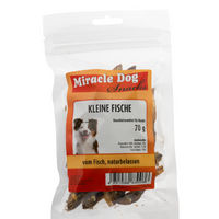 Produktbild von Miracle Dog Kausnack für Hunde Kleine Fische Hypoallergen 12 x 70g - 12 x 70 g