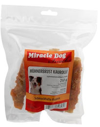 Miracle Dog Kausnack Hühnerbrust Kaurolle Monoprotein 12 x 250g - 12 x 250 g – Bild 1 von 3