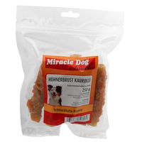 Produktbild von Miracle Dog Kausnack Hühnerbrust Kaurolle Monoprotein 12 x 250g - 12 x 250 g