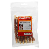 Produktbild von Miracle Dog Mini-Kaurolle Ente Monoprotein Kausnack 24 x 70g - 24 x 70 g