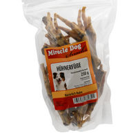 Produktbild von Miracle Dog Naturkauartikel Hühnerfüße Monoprotein für Hunde 12er Pack 250g
