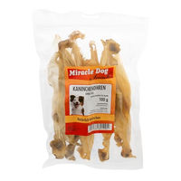 Produktbild von Miracle Dog Naturkauartikel Kaninchenohren ohne Fell für Hunde 20 x 100g - 20 x 100 g