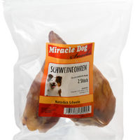 Produktbild von Miracle Dog Schweineohren für Hunde extradick Naturkauartikel 14er Pack - 14 x 2 Stk.