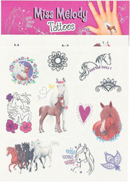 Miss Melody Klebe-Tattoos – Bild 1 von 2