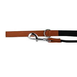 Produktbild von Mitienda Hundeleine Deluxe Schwarz M 120 cm aus Kunstleder - 120 cm