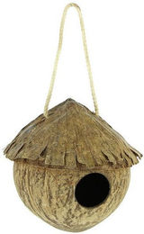Mitienda Vogelhaus Brutkasten aus Kokosnuss 13 cm – Bild 1 von 2