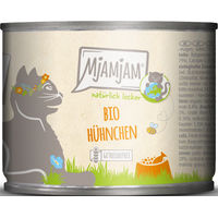 Produktbild von MjAMjAM Bio Katzen Nassfutter Huhn Stückchen in Sauce Adult 6 x 200 g - 6 x 200 g