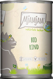 MjAMjAM Bio Katzen Nassfutter Rind Stückchen in Soße Adult 6 x 400 g - 400 g – Bild 1 von 5