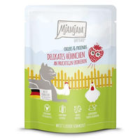 Produktbild von MjAMjAM Cat Chicks & Friends Hühnchen Mousse Creme für erwachsene Katzen getreidefrei mit hohem Fleischanteil 6 x 300 g - 6 x 300 g