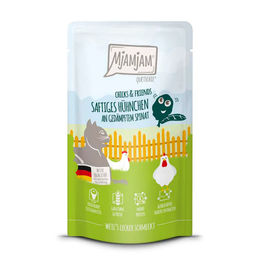 Produktbild von MjAMjAM Cat Hühnchen Mousse für erwachsene Katzen getreidefrei mit hohem Fleischanteil 12 x 125 g - 12 x 125 g
