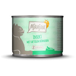 MjAMjAM Cat Hypoallergenes Mousse Insekt mit Huhn für Katzen Adult 6 x 200 g - 6 x 200 g – Bild 1 von 3