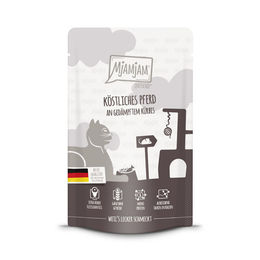 MjAMjAM Cat Katzen Nassfutter Mousse Pferd mit hohem Fleischanteil Adult 12 x 125 g - 12 x 125 g – Bild 1 von 4