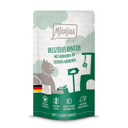 MjAMjAM Cat Katzenfutter Mousse Rentier mit Huhn getreidefrei Adult 12 x 125 g - 12 x 125 g – Bild 1 von 2
