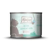 Produktbild von MjAMjAM Cat Kitten Nassfutter Pute mit Lachs Stückchen in Soße 6 x 200 g - 200 g