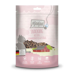Produktbild von MjAMjAM Cat Kitten Snackbag Geflügel und Fisch Leckerli 8 x 125 g - 125 g
